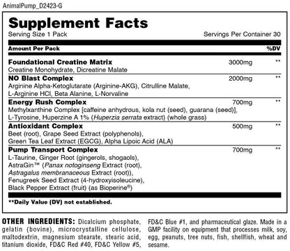 Universal-Animal Pump Pre-Workout