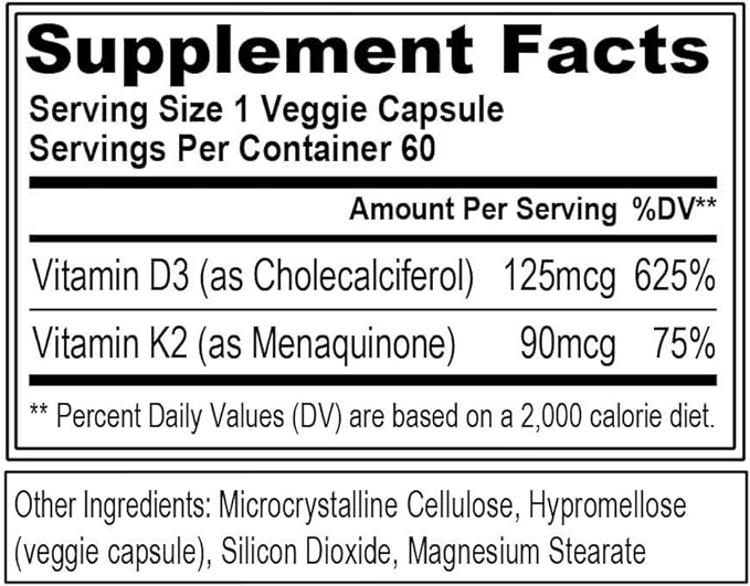 EVL-Vitamin D3+K2