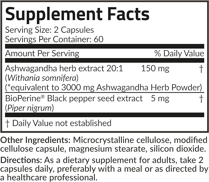 Futurebiotics Ashwagandha Extra Strength