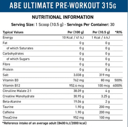 ABE Ultimate Pre-Workout