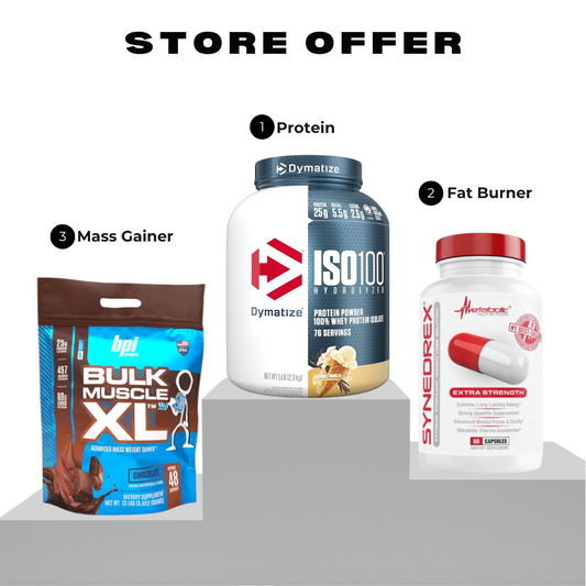 Whey Protein-Fat Burner-Mass Gainer Bundle