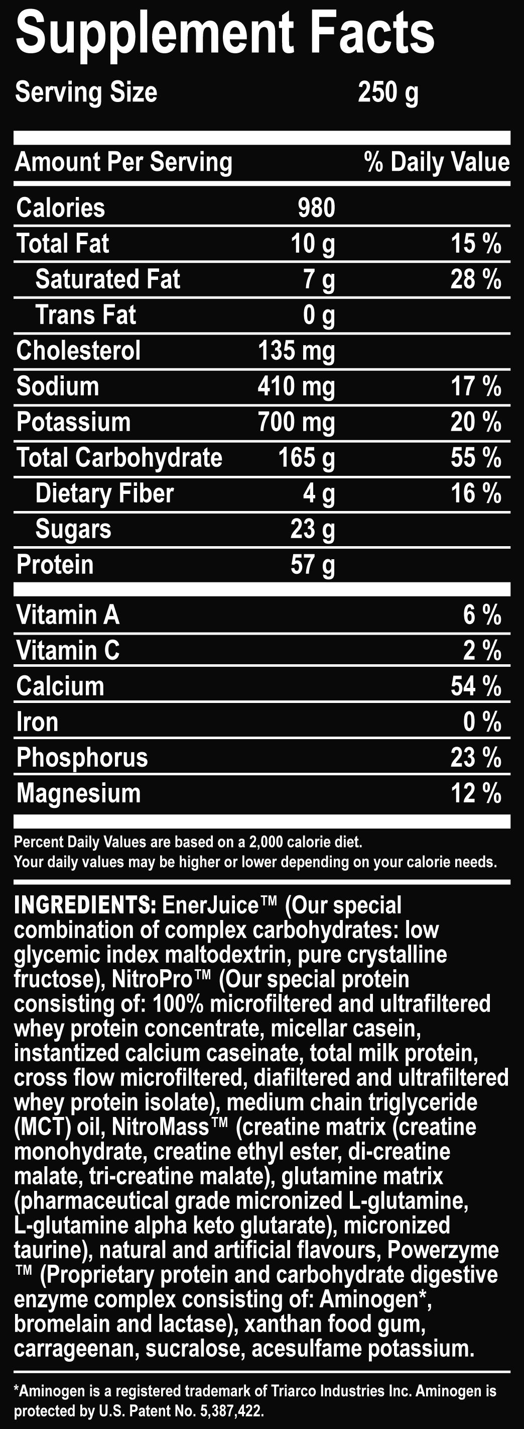 BioX Nitro Juice Gainer